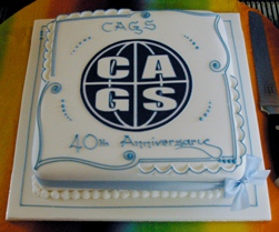 CAGS 40th Anniversary cake